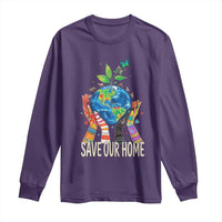 Save Our Home Animals Wildlife Conservation Earth Day Long Sleeve Shirt