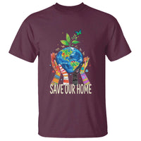 Save Our Home Animals Wildlife Conservation Earth Day T Shirt