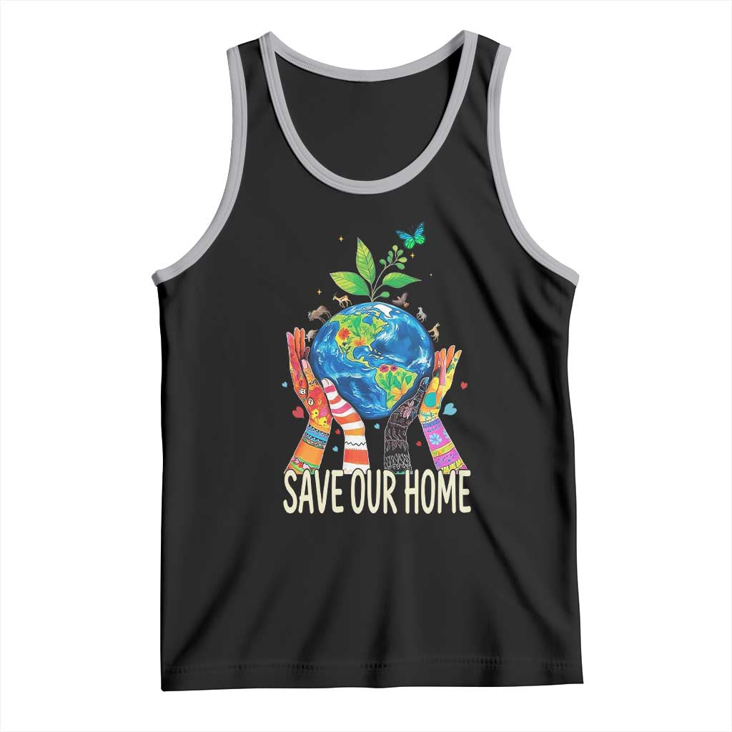 Save Our Home Animals Wildlife Conservation Earth Day Tank Top