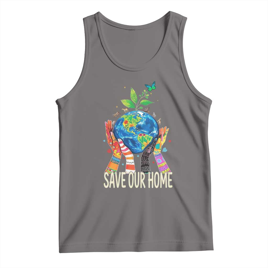 Save Our Home Animals Wildlife Conservation Earth Day Tank Top