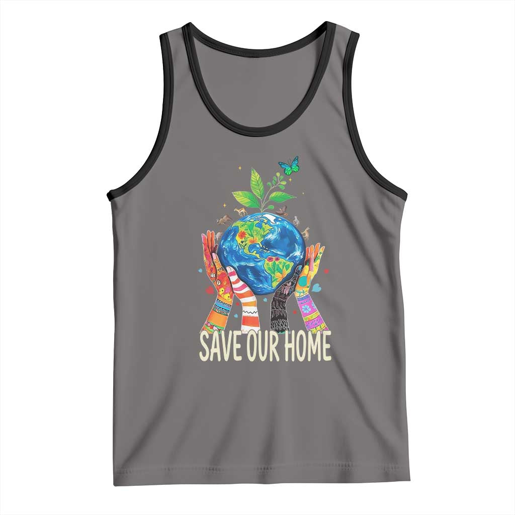 Save Our Home Animals Wildlife Conservation Earth Day Tank Top