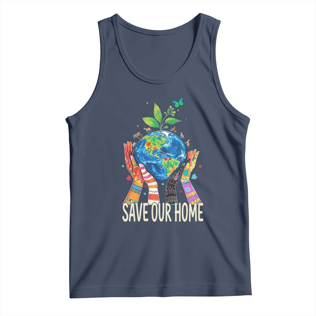 Save Our Home Animals Wildlife Conservation Earth Day Tank Top