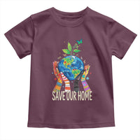 Save Our Home Animals Wildlife Conservation Earth Day Toddler T Shirt