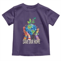 Save Our Home Animals Wildlife Conservation Earth Day Toddler T Shirt