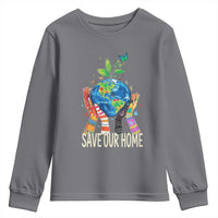 Save Our Home Animals Wildlife Conservation Earth Day Youth Sweatshirt