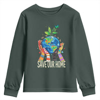 Save Our Home Animals Wildlife Conservation Earth Day Youth Sweatshirt