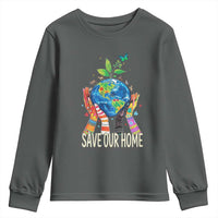 Save Our Home Animals Wildlife Conservation Earth Day Youth Sweatshirt