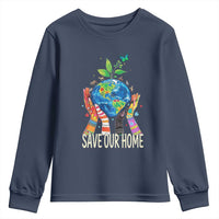 Save Our Home Animals Wildlife Conservation Earth Day Youth Sweatshirt