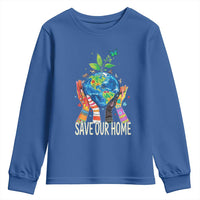 Save Our Home Animals Wildlife Conservation Earth Day Youth Sweatshirt