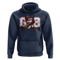 Go Cardinal Playing Baseball Graphic Hoodie for Sports Fan