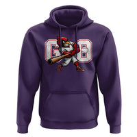 Go Cardinal Playing Baseball Graphic Hoodie for Sports Fan