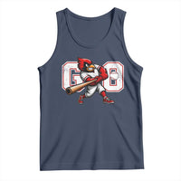 Go Cardinal Playing Baseball Graphic Tank Top for Sports Fan
