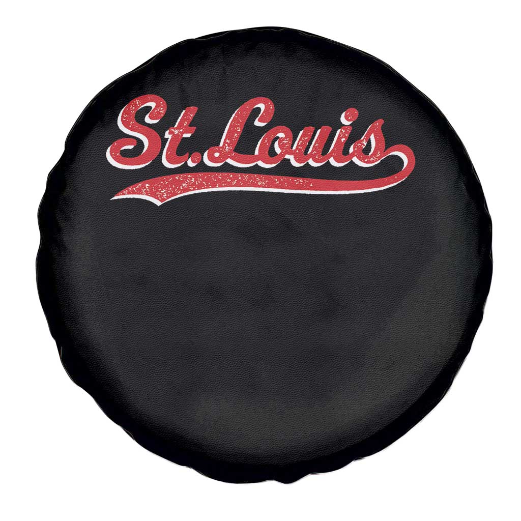 St Louis Sports Script Retro Baseball Lovers Proud City Spare Tire Cover