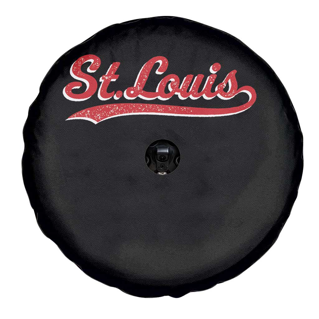 St Louis Sports Script Retro Baseball Lovers Proud City Spare Tire Cover