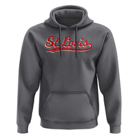 St Louis Sports Script Retro Baseball Lovers Proud City Hoodie
