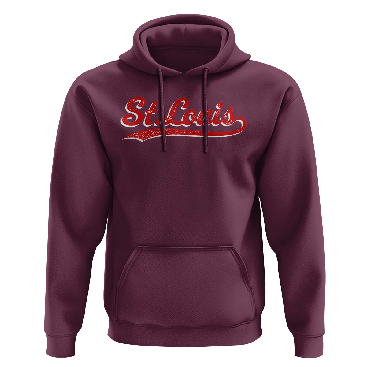 St Louis Sports Script Retro Baseball Lovers Proud City Hoodie