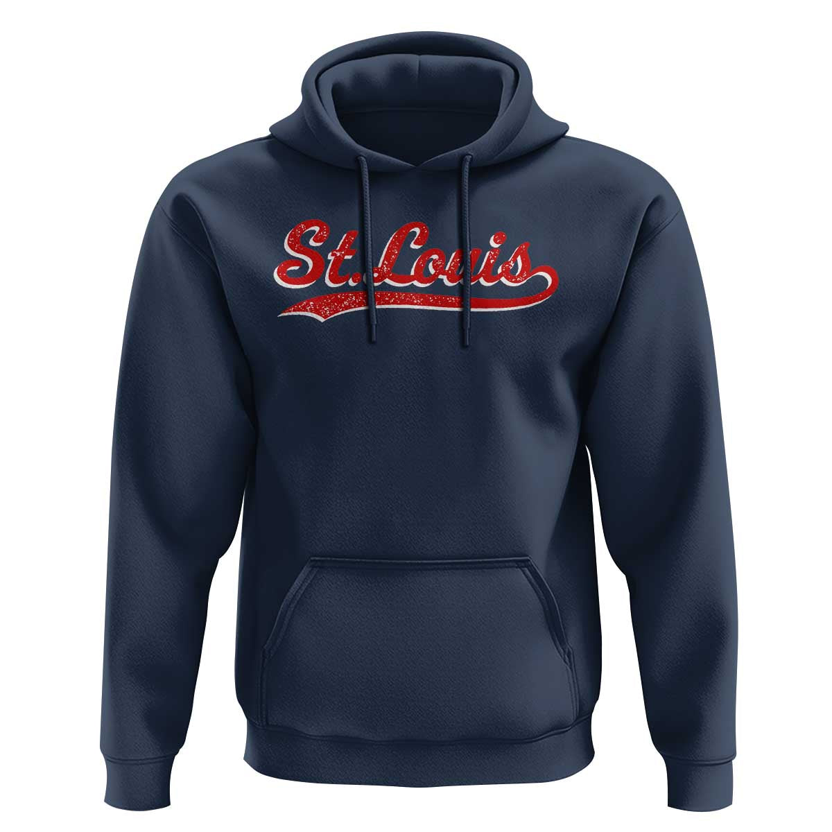 St Louis Sports Script Retro Baseball Lovers Proud City Hoodie