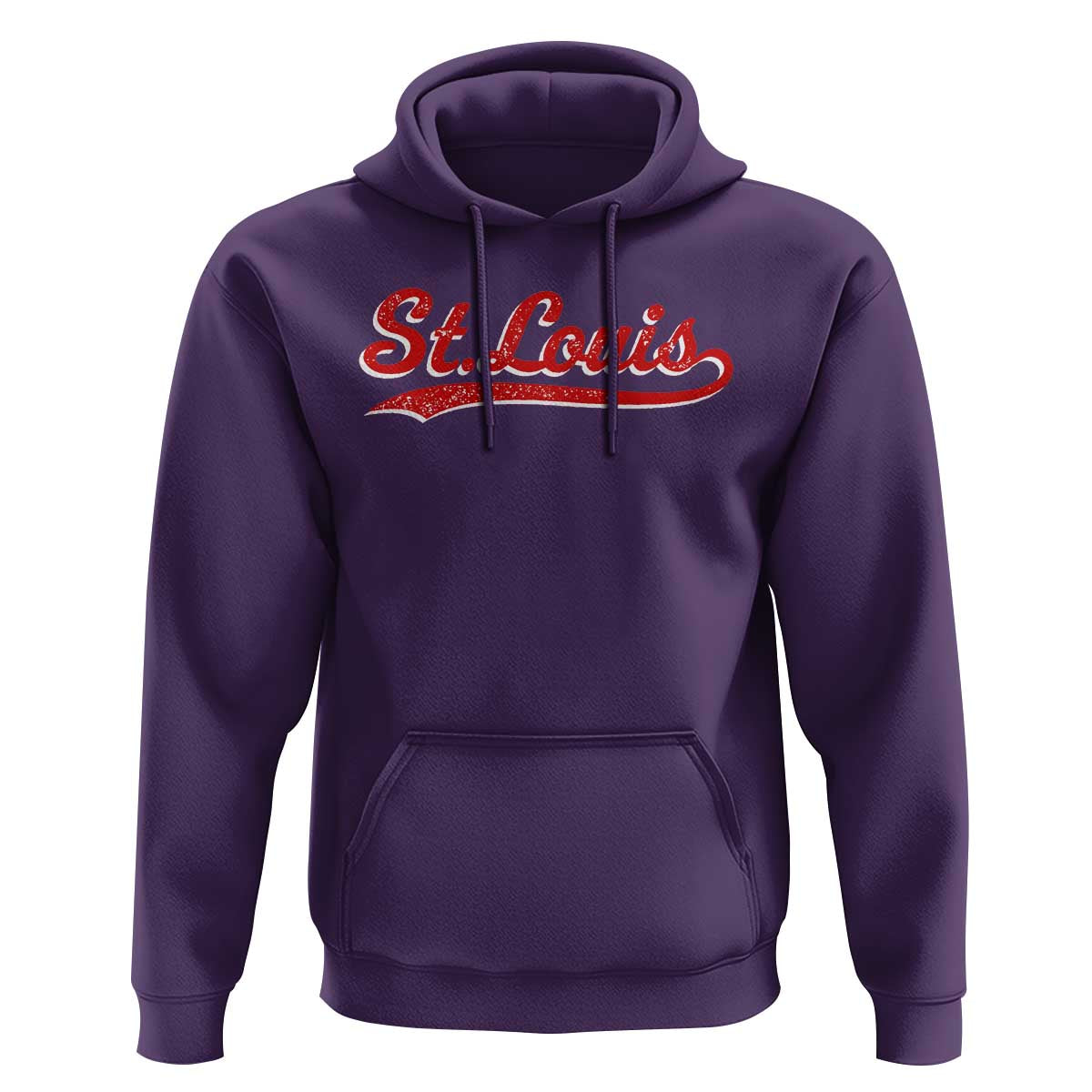 St Louis Sports Script Retro Baseball Lovers Proud City Hoodie