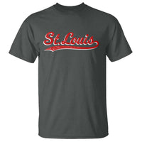 St Louis Sports Script Retro Baseball Lovers Proud City T Shirt