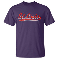St Louis Sports Script Retro Baseball Lovers Proud City T Shirt