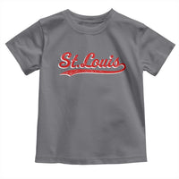 St Louis Sports Script Retro Baseball Lovers Proud City Toddler T Shirt