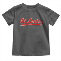 St Louis Sports Script Retro Baseball Lovers Proud City Toddler T Shirt