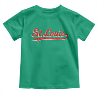 St Louis Sports Script Retro Baseball Lovers Proud City Toddler T Shirt