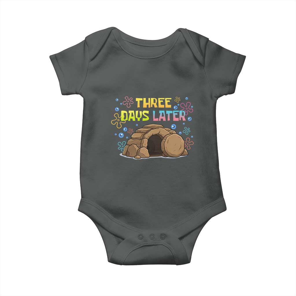 Three Days Later Christian Easter Baby Onesie Funny Jesus Resurrection Meme
