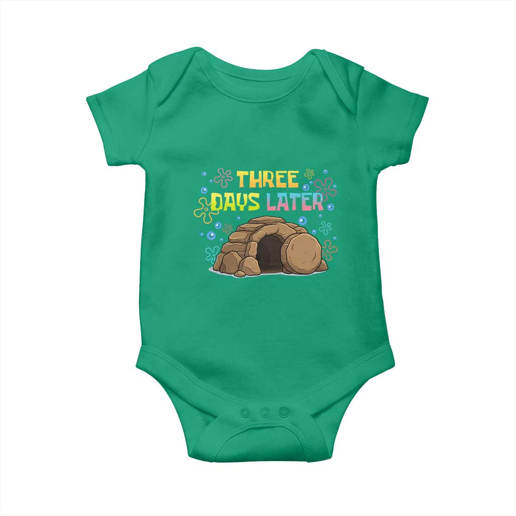 Three Days Later Christian Easter Baby Onesie Funny Jesus Resurrection Meme