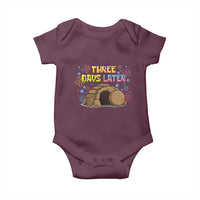 Three Days Later Christian Easter Baby Onesie Funny Jesus Resurrection Meme