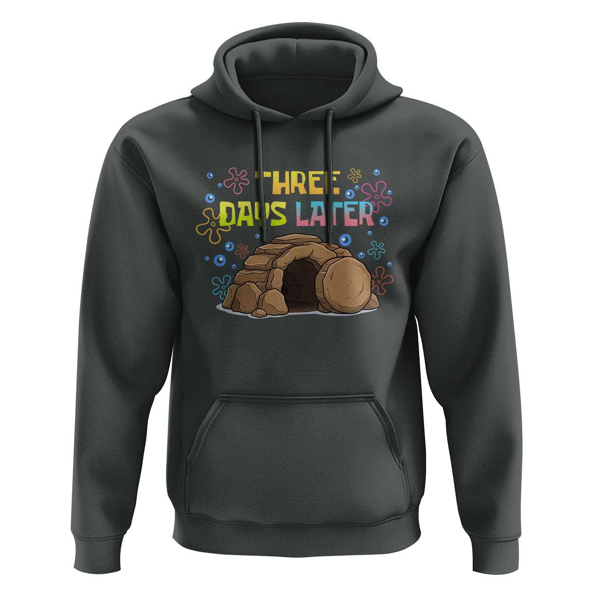 Three Days Later Christian Easter Hoodie Funny Jesus Resurrection Meme