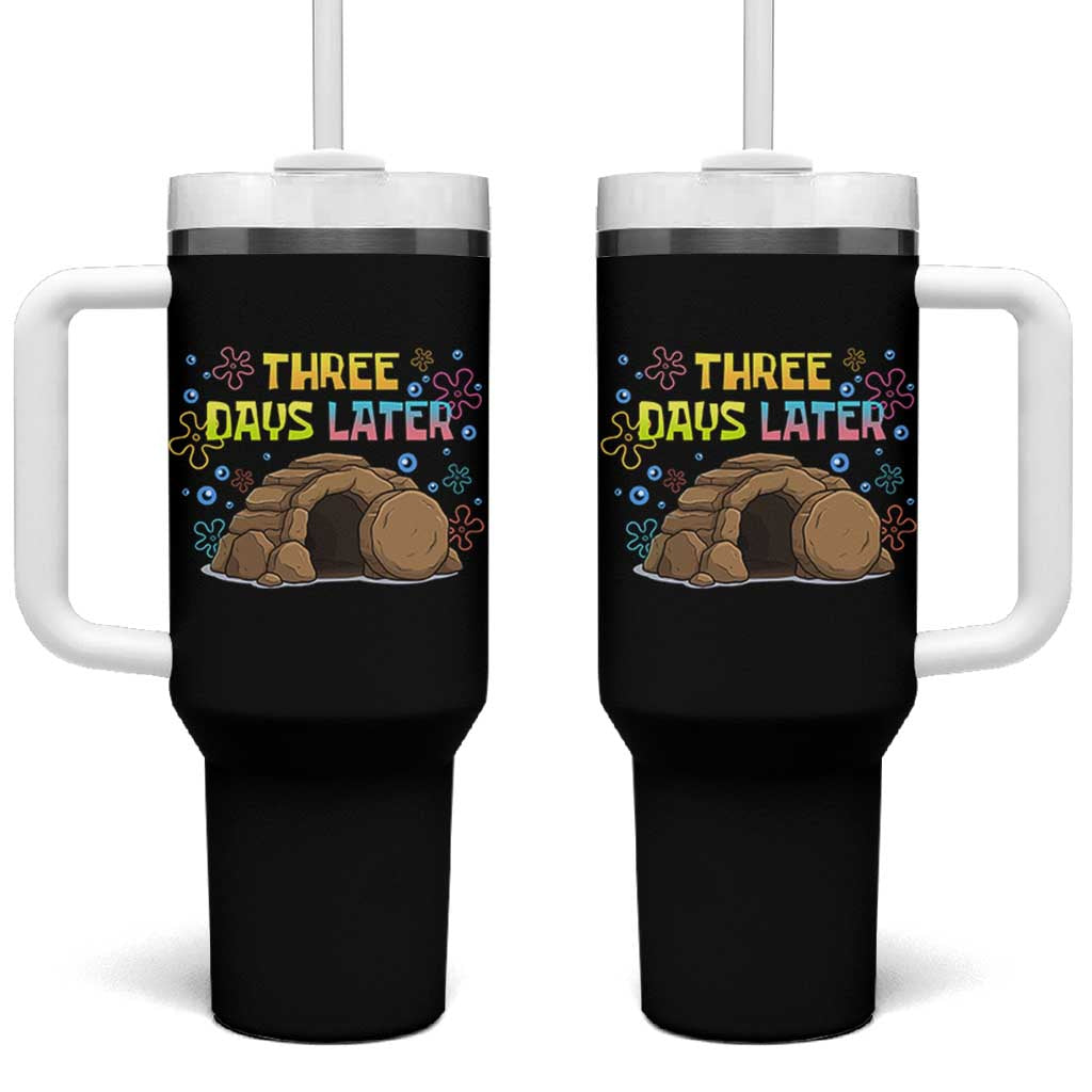 Three Days Later Christian Easter Tumbler With Handle Funny Jesus Resurrection Meme