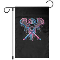 Lacrosse Drip Ice Cream Lax Helmet Sticks Sport Player Garden Flag