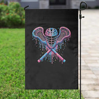 Lacrosse Drip Ice Cream Lax Helmet Sticks Sport Player Garden Flag