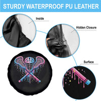 Lacrosse Drip Ice Cream Lax Helmet Sticks Sport Player Spare Tire Cover