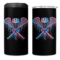 Lacrosse Drip Ice Cream Lax Helmet Sticks Sport Player 4 in 1 Can Cooler Tumbler