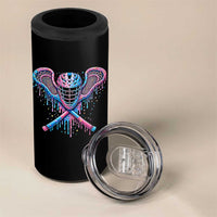 Lacrosse Drip Ice Cream Lax Helmet Sticks Sport Player 4 in 1 Can Cooler Tumbler