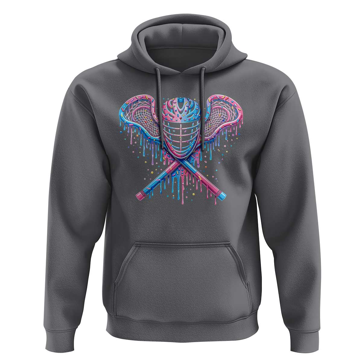 Lacrosse Drip Ice Cream Lax Helmet Sticks Sport Player Hoodie