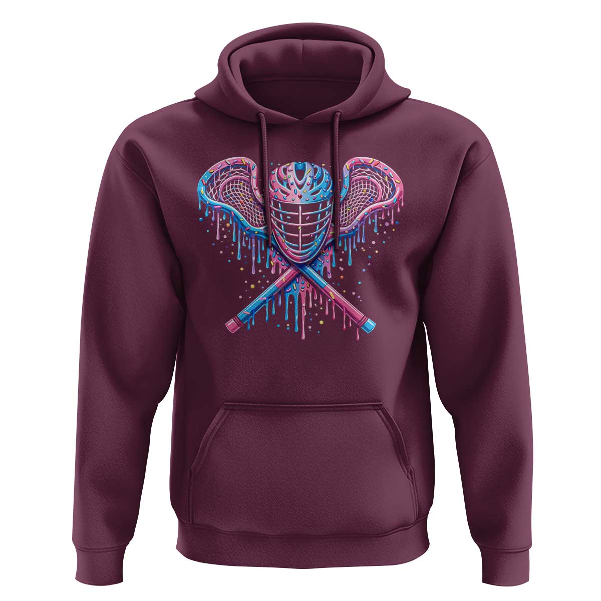 Lacrosse Drip Ice Cream Lax Helmet Sticks Sport Player Hoodie
