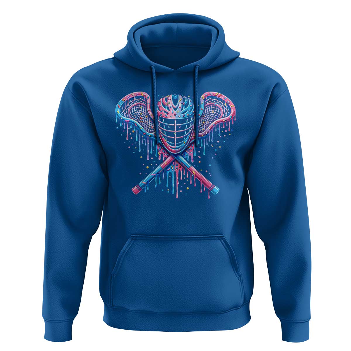 Lacrosse Drip Ice Cream Lax Helmet Sticks Sport Player Hoodie