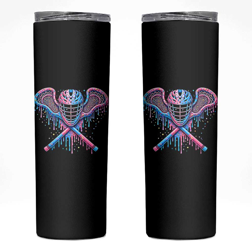 Lacrosse Drip Ice Cream Lax Helmet Sticks Sport Player Skinny Tumbler