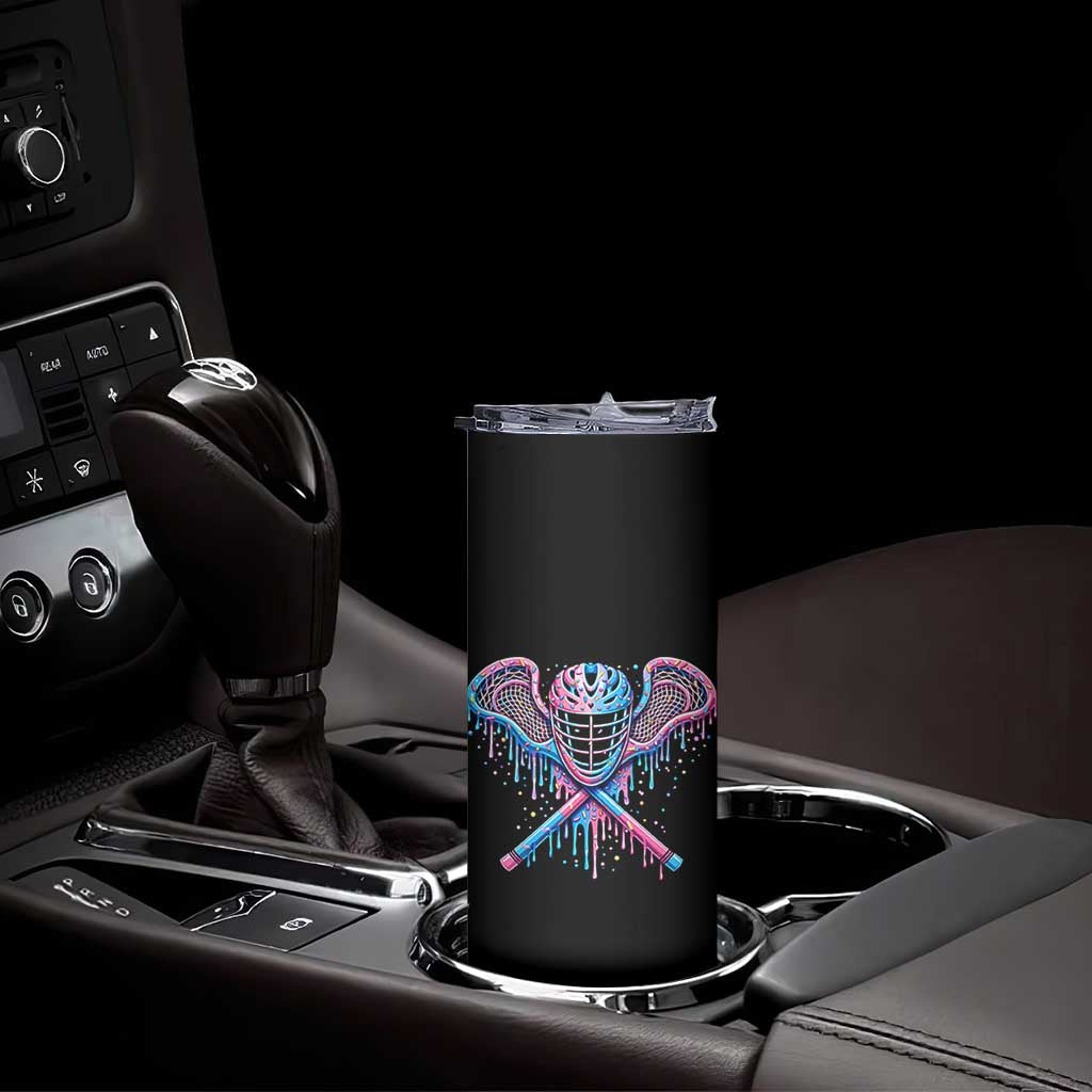 Lacrosse Drip Ice Cream Lax Helmet Sticks Sport Player Skinny Tumbler