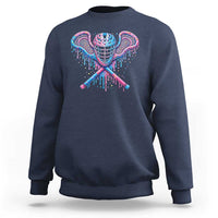 Lacrosse Drip Ice Cream Lax Helmet Sticks Sport Player Sweatshirt