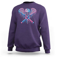 Lacrosse Drip Ice Cream Lax Helmet Sticks Sport Player Sweatshirt