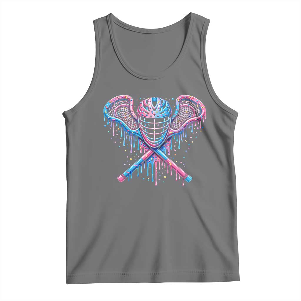 Lacrosse Drip Ice Cream Lax Helmet Sticks Sport Player Tank Top