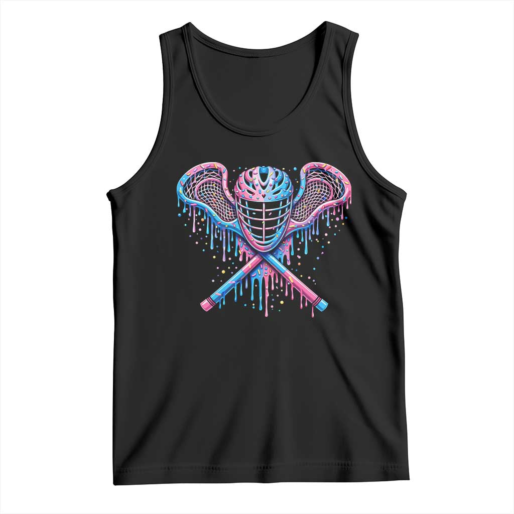 Lacrosse Drip Ice Cream Lax Helmet Sticks Sport Player Tank Top