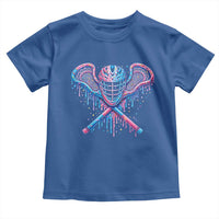 Lacrosse Drip Ice Cream Lax Helmet Sticks Sport Player Toddler T Shirt