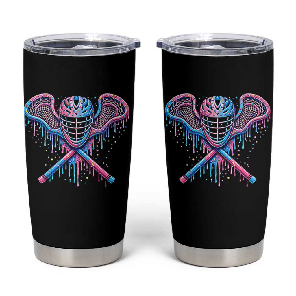 Lacrosse Drip Ice Cream Lax Helmet Sticks Sport Player Tumbler Cup
