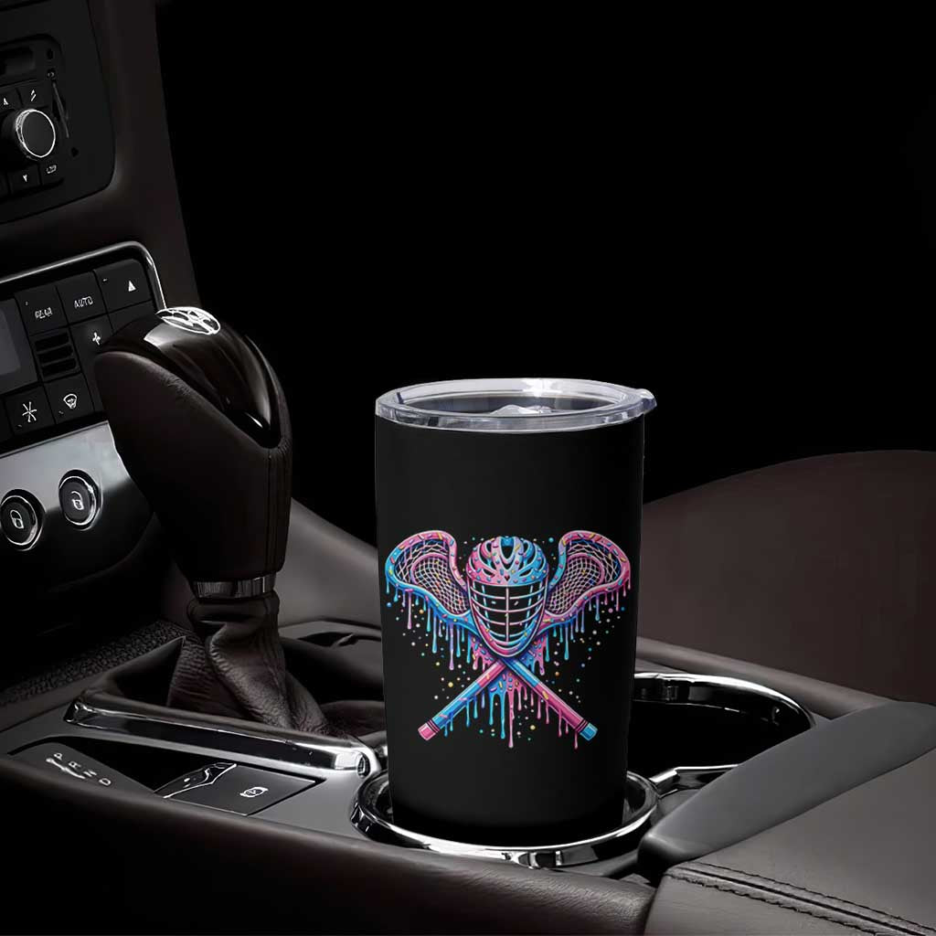 Lacrosse Drip Ice Cream Lax Helmet Sticks Sport Player Tumbler Cup