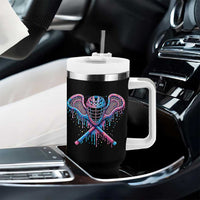 Lacrosse Drip Ice Cream Lax Helmet Sticks Sport Player Tumbler With Handle
